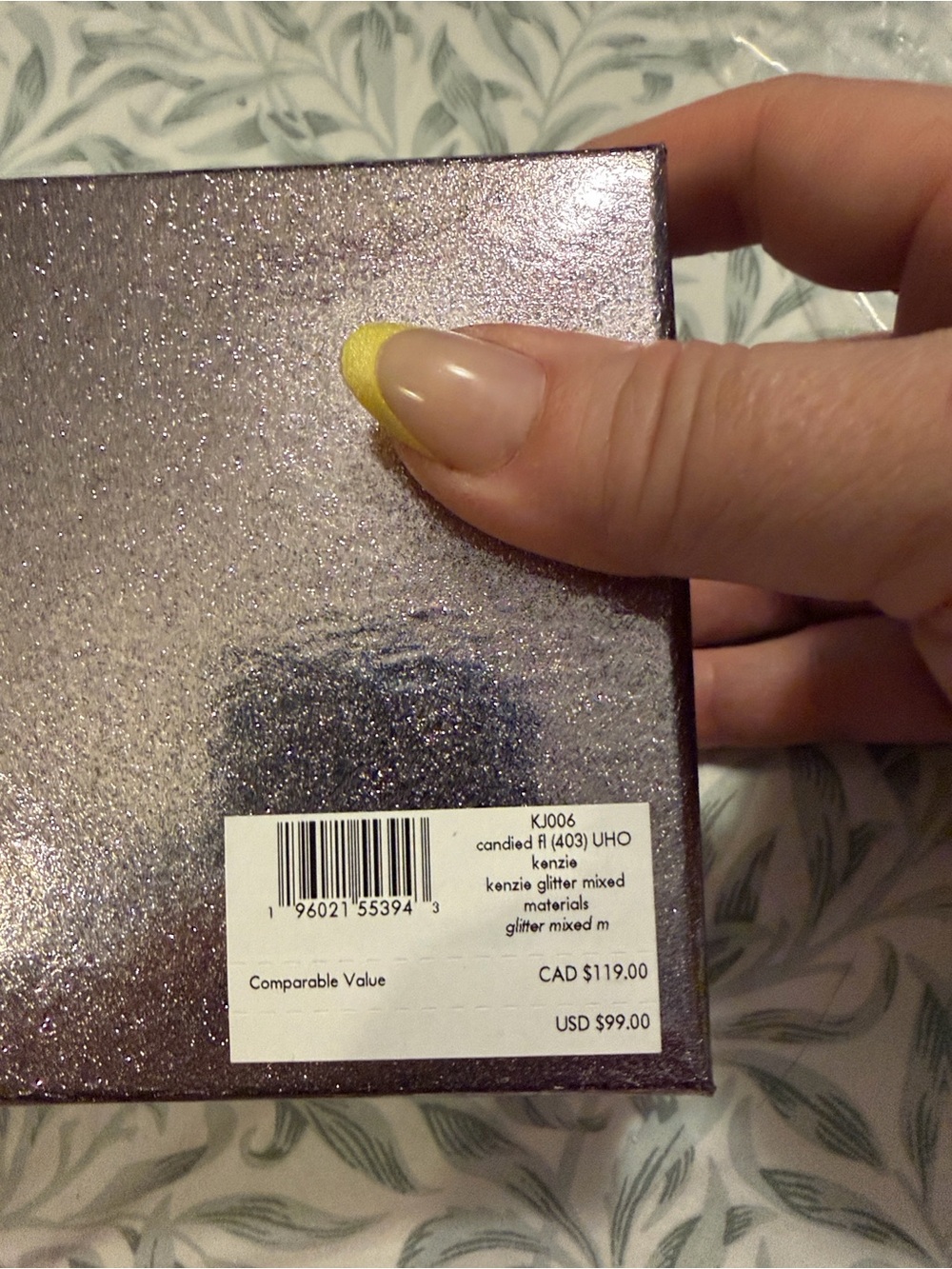 NWT Kate Spade Kenzie Glitter Card Holder - Picture 4 of 6